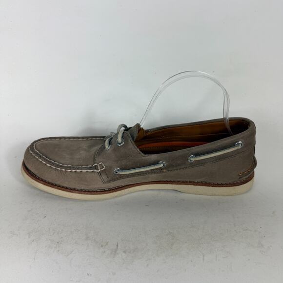 Sperry Authentic Original Boat Shoes Men's 11.5 Brown Leather Slip-on Moc Toe - Picture 6 of 10